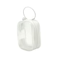 thumbnail image 4 of Kokiya Figure Display Bag Waterproof Small Doll Storage Bag for Action Figures Doll White square, 4 of 9