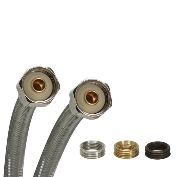 Fluidmaster B4F24U Universal Stainless Steel Faucet Connector 24