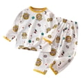 thumbnail image 5 of UAYOTSE Newborn Boys Pajamas 2 Piece Pj Set 3M-16T Teen Snug Fit Long Sleeve Top and Pants Cozy Sleepwear ,Sizes 7-8 Years, 5 of 5