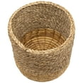 thumbnail image 5 of Northlight Set of 3 Textured Woven Round Seagrass Baskets 13.75", 5 of 6