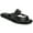 Black, variant on Womens Prizzie Multi Strap Toe Ring Slip On Flat Sandals