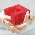 thumbnail image 4 of Guardurnaity Caja de regalo de 24 uds, bolsa de dulces de Chocolates personalizada, caja de joyería para pendientes, cajas de Navidad para bodas y Ropa, zapatos y accesorios Miscelánea Rojo, 4 of 5