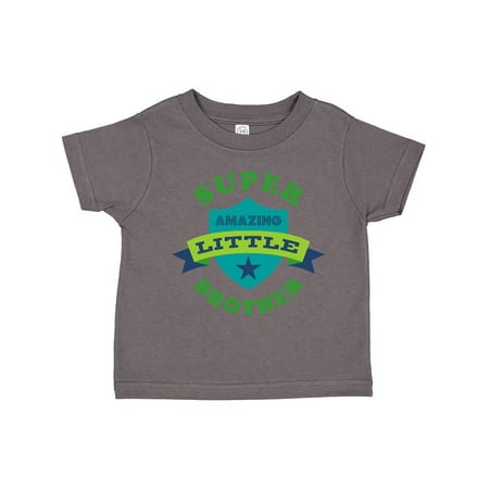 

Inktastic Super Amazing Little Brother Gift Toddler Boy Girl T-Shirt