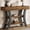 Brown & Grey, variant on 41" Small Console Table for Entryway, 3-Tier Narrow Rustic Sofa Table with Storage Shelves and Curved Frame for Living Room, Entry, Hallway, Foyer (Oak Brown)