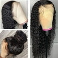 thumbnail image 2 of Water Wave Lace Front Wigs Human Hair Pre Plucked Baby Hair 13x4 HD  Wet and Wavy Lace Wigs 150% Density Brazilian Glueless Lace Frontal Wig Natural Hairline for Black Women 20Inch, 2 of 7