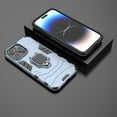 thumbnail image 6 of Compatible With iPhone 12 Pro Max Phone Case Military Grade Drop Protection Hard PC Soft TPU Rugged Design Holder[Hidden Kickstand] Anti-Scratch Anti-Fingerprint Phone Case,Blue, 6 of 7