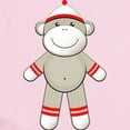 thumbnail image 2 of CafePress - Red Sock Monkey Infant Bodysuit - Baby Light Bodysuit, Size Newborn - 24 Months, 2 of 4