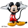 thumbnail image 5 of Juego de decoración para fiestas con globos de aluminio de Mickey Mouse, globo de látex con cabeza de Mickey de dibujos animados de 32 pulgadas, número rojo, suministros para fiestas de cumpleaños inf, 5 of 5