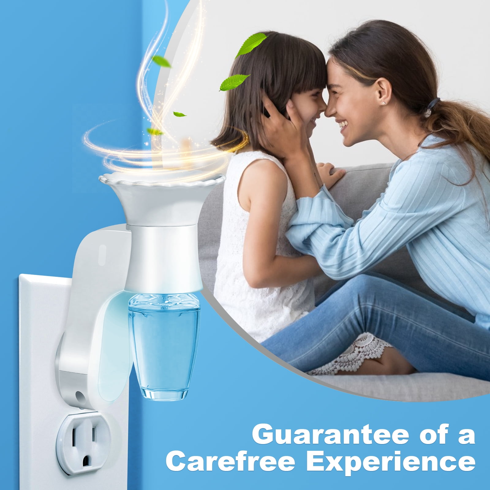 2 Pcs Wall Fragrance Plug in Compatible with Bath&Body Works WallFlower Refills, ETL Certified, Rotatable Fragrance Diffuser Plug for Home, Office