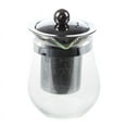 thumbnail image 2 of 350mL Heat-resistant Clear Glass Teapot Stainless Steel Infuser Flower Tea Pot, 2 of 5