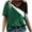 Army Green, variant on Giftesty Womens Summer Tops Women's Fashion Printing Casual V-Neck Short Sleeve Loose T-Shirt Tops