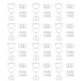 thumbnail image 1 of Juego De Cortadores De Galletas, Tipos De Sellos De Galletas De Dibujos Animados De Animales, Moldes Para Hornear Galletas Diy, 1 of 5
