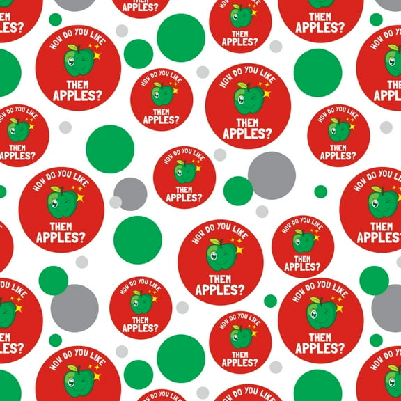 How Do You Like Them Apples Funny Humor Premium Gift Wrap Wrapping Paper Roll