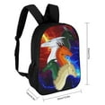 thumbnail image 2 of Wings Of Fire WOF Daypack 17 Inch Schoolbag Backpack Rucksack Large Capacity Shoulder Bag Travel Bags Students Bookbag, 2 of 8