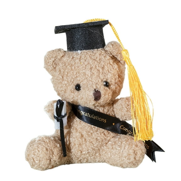 KUFptva Stuffed Bear Toy for University Graduation Party Cute Bear Graduation Bear Stuffed Bear Bachelors Party Souvenir