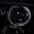 thumbnail image 5 of Halo Projector Headlight In Gloss Black Housing Smoke Lens Made For And Compatible With 2006 - 2011 Honda Civic Coupe 2 Dr 06 07 08 09 10 11, 5 of 7
