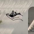thumbnail image 4 of Hangs - In Hand Metal Wall Art for Fireplace and Room Decoration Natural Metal for Home, 4 of 9
