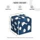 thumbnail image 4 of Fotbe Cute Goose On Blue Sky Porta Pañuelos Decorativo de Cuero, Caja Cuadrada Moderna para Pañuelos Faciales, Organizador y Dispensador 5x5x5'', 4 of 7