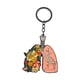 thumbnail image 5 of Llavero con forma de órgano corporal, colgante para bolso, aleación de zinc, divertido llavero para parejas, para coche. flor, 5 of 9