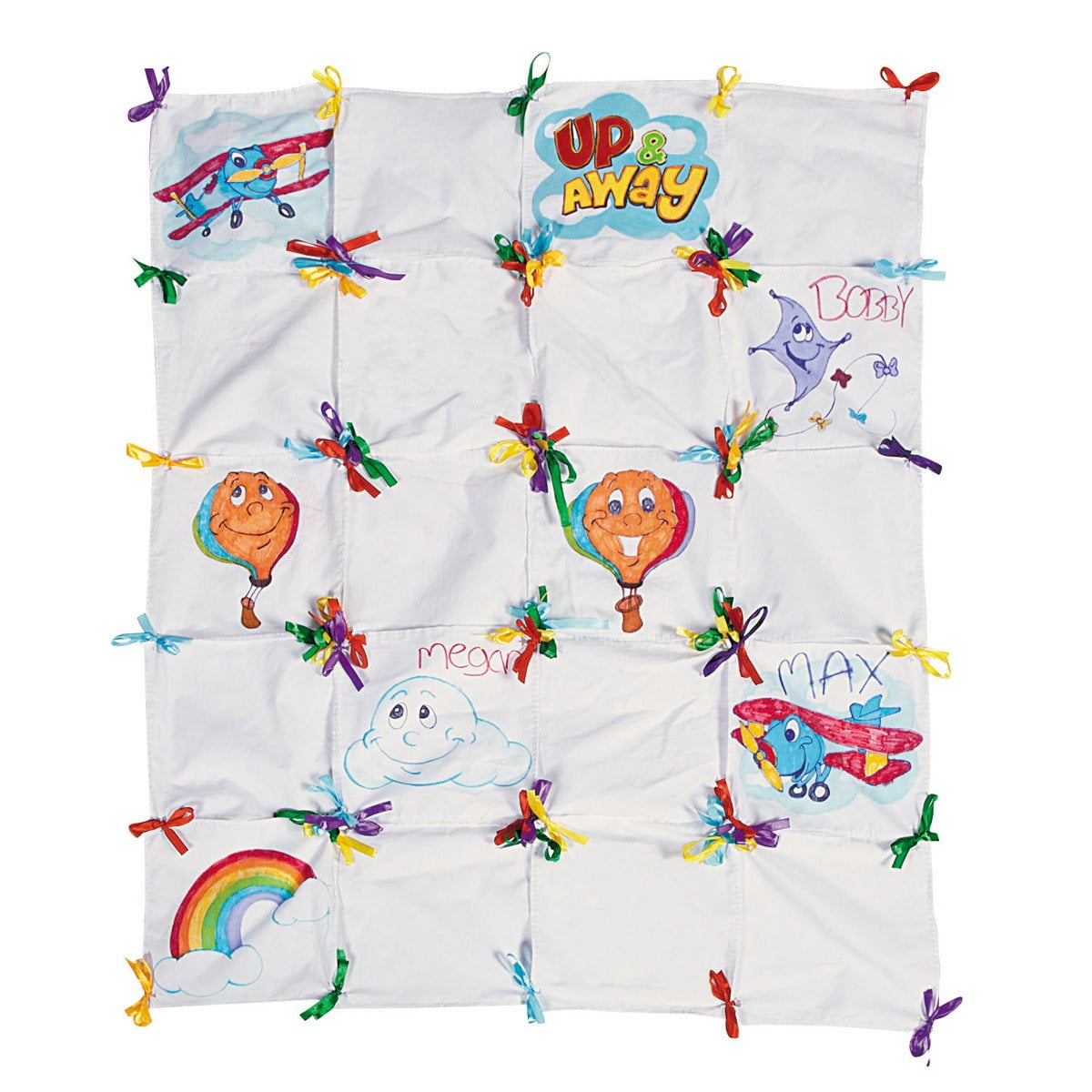Do It Yourself White Classroom Quilt - Craft Kits - 1 Piece