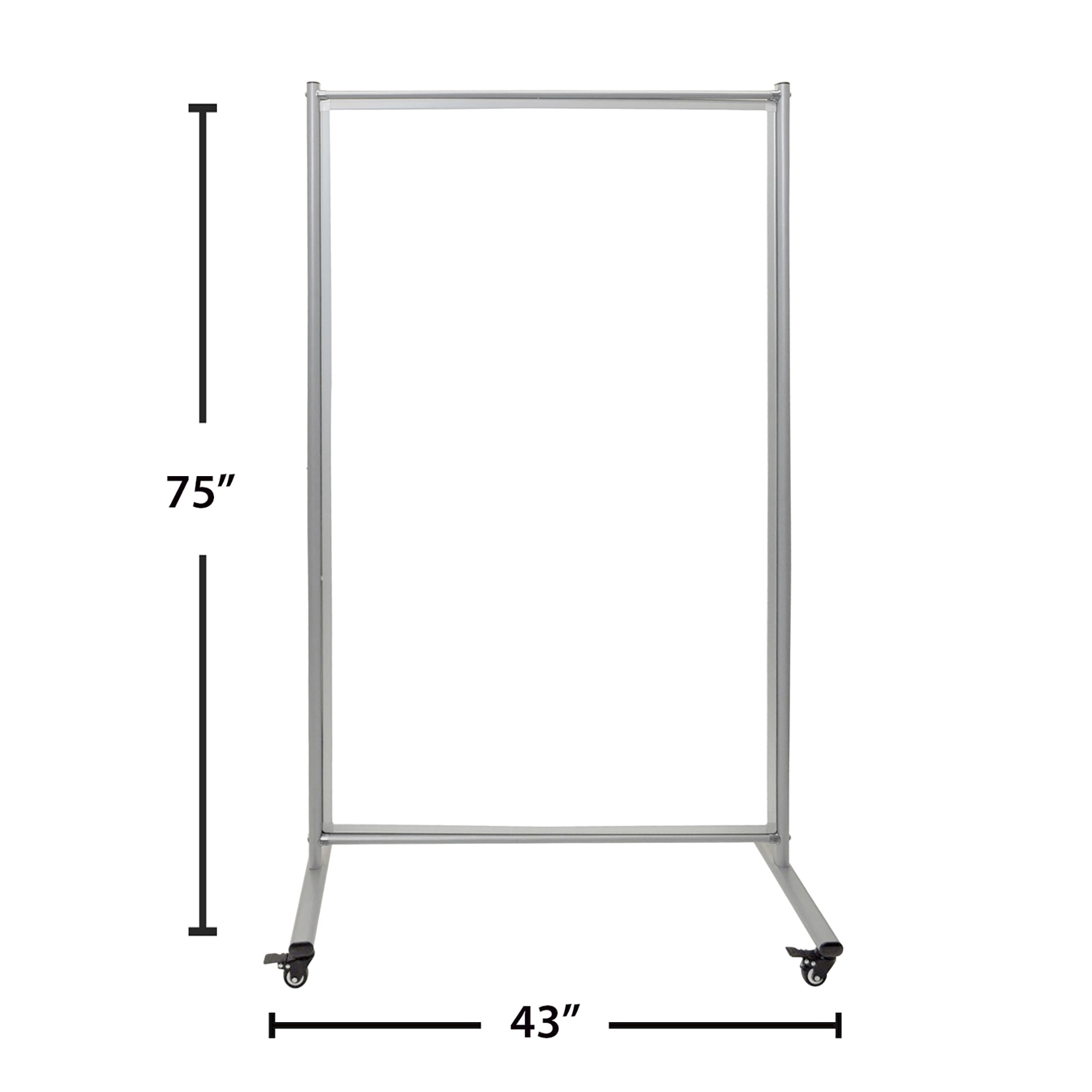 LUXOR MD4072W Mobile Magnetic Whiteboard Room Divider
