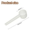 thumbnail image 2 of Measuring Spoons, Plastic Coffee Scoops Teaspoon for Coffee Bean Clear, 2 of 6