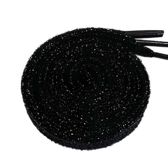 TELOLY 110cm Fashion Flat Glitter Colored Shoe Laces Canvas Sneaker Shoelaces String