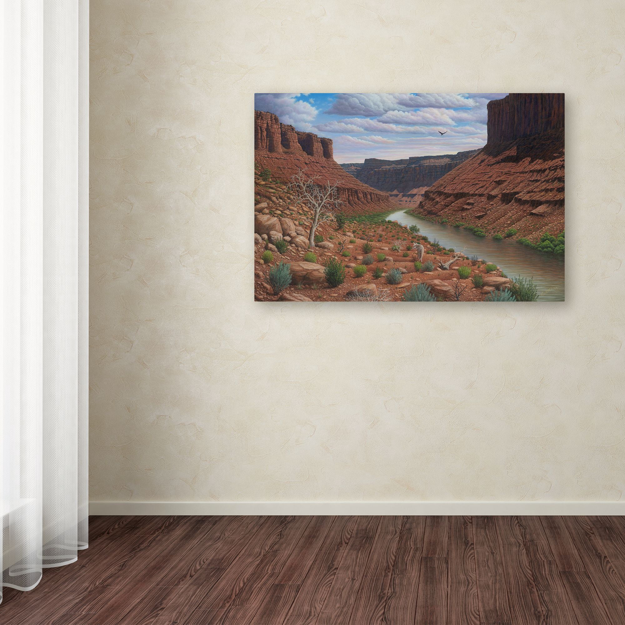 Trademark Fine Art 'Along The Colorado' Canvas Art by Robert Wavra