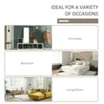 thumbnail image 6 of HOMCOM Coat Rack and Bench Hall Tree Organizer with 4 Hooks, 2 Drawers with Padded Seat Cushions for Entryway, White, 6 of 9