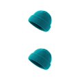 thumbnail image 2 of Gorro de punto elástico grueso Minnieouse invierno deportes al aire libre cian 2piezas, 2 of 6