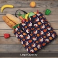 thumbnail image 5 of Honeii Turkey And Thanksgiving Print Tote Bag, Reusable Grocery Shopping Bag,Shoulder Bag with Inner Pocket, 5 of 7