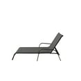 thumbnail image 6 of Mainstays Heritage Park Steel Outdoor Chaise Lounger, Grey, 6 of 10