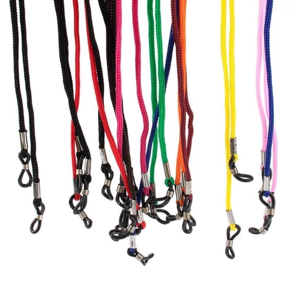 12 Pack Eyeglasses Straps, Eyeglass Chain Lanyard Neck Cord Holder for Sports Sunglasses Reading Glasses, Kids Adults, Multi-color