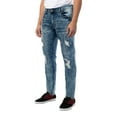thumbnail image 2 of RAW X Men's Ripped Jean, Stretch Skinny Fit Denim Fashion Jeans Pants, 2 of 4