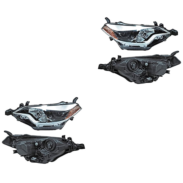 Par de Faros Corolla 2014 A 2016 Toyota TYC .