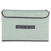 ZToonmas Closet Organizers And Storage Foldable Storage Box with Lid 2Pcs (Large   Small) Fabric Storage Box with Lid, Closet Storage Box, Room Organization, Office Storage, Toy Storage