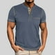 thumbnail image 1 of Tops para hombre, blusas y camisas de manga corta con cuello redondo para hombre, blusas casuales de moda para hombre, blusas de manga corta con cuello redondo de color liso, blusa de poliéster para h, 1 of 7