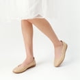 thumbnail image 6 of BURUDANI Womens Ballerina Comfortable Round Toe Ballet Flats Slip on Dress Shoes NUDE Size 11, 6 of 7