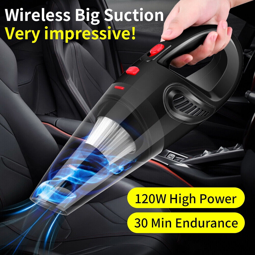 JLLOM Powerful Car Vacuum Cleaner, Portable Wet&Dry Handheld strong