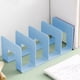 thumbnail image 4 of Organizador de estantería de escritorio Bookstand | Soporte de Libros de Plástico Portátil Grande | ABS duradero antideslizante | Azul Blanco Verde | 10.24x4.72x4.13in | Pantalla que ahorra espacio, 4 of 6