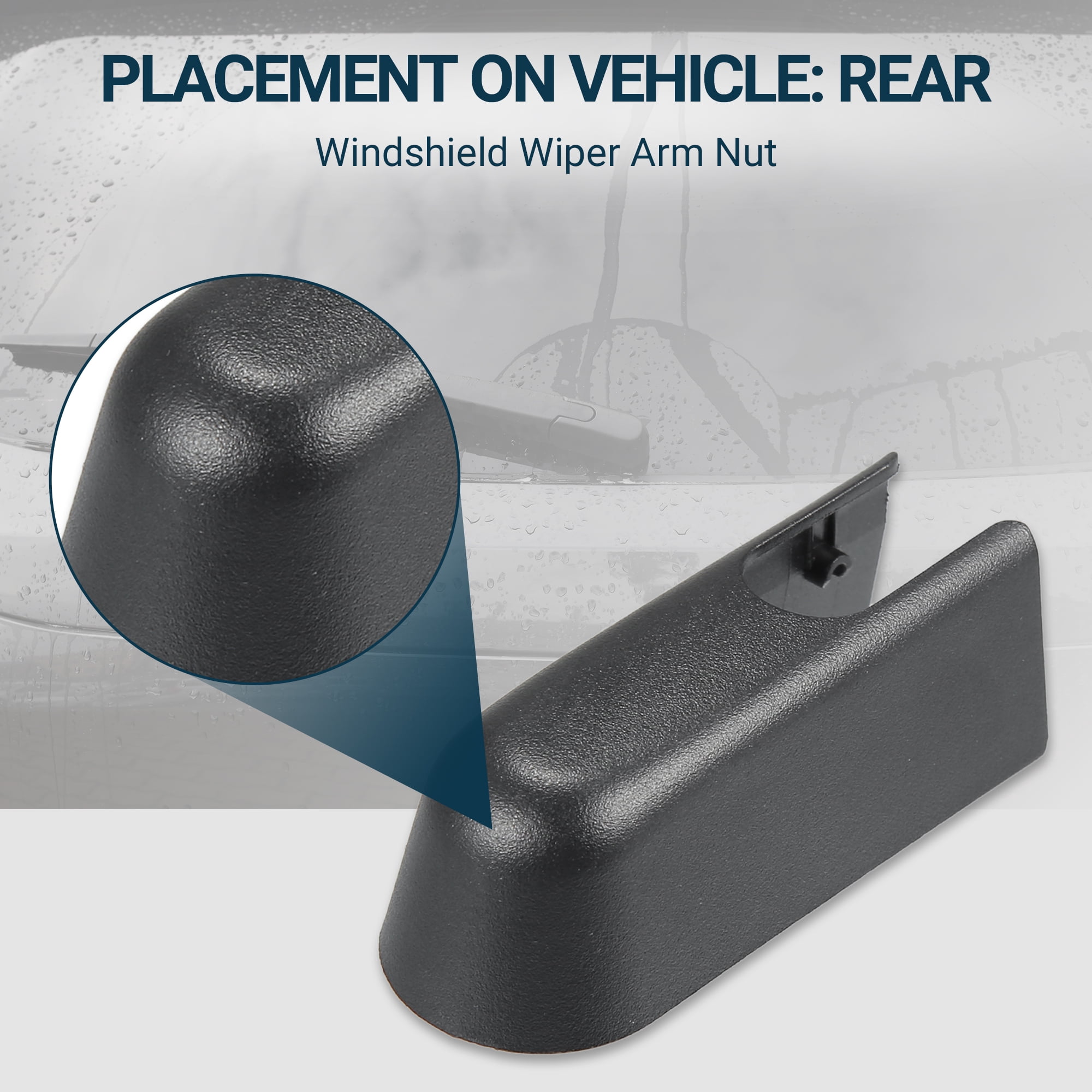 Unique Bargains for BMW I3 Windshield Wiper Arm Nut Cover ABS Plastic 61627344668