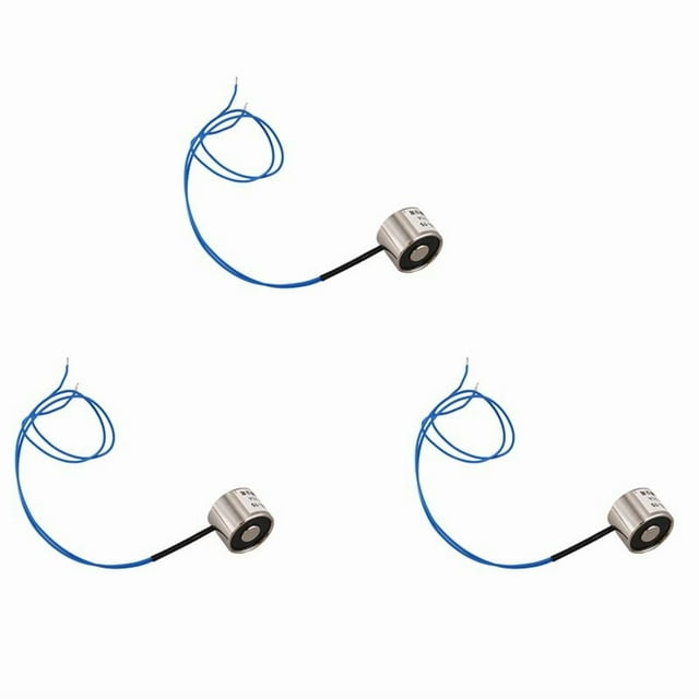 3X Electroiman Iman Levantamiento Electrico 12VCC 2.5Kg 5.5LB 20X15mm