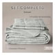 thumbnail image 3 of Edredón Ligero Real Textil + 2 Fundas de Almohada, Juego de Colcha King Size, Color Gris Claro, 3 of 9