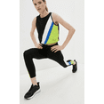 thumbnail image 2 of DKNY Sports Women's Colorblocked Sleeveless Cropped Tank Top Charcoal L, $45 NWT, 2 of 6