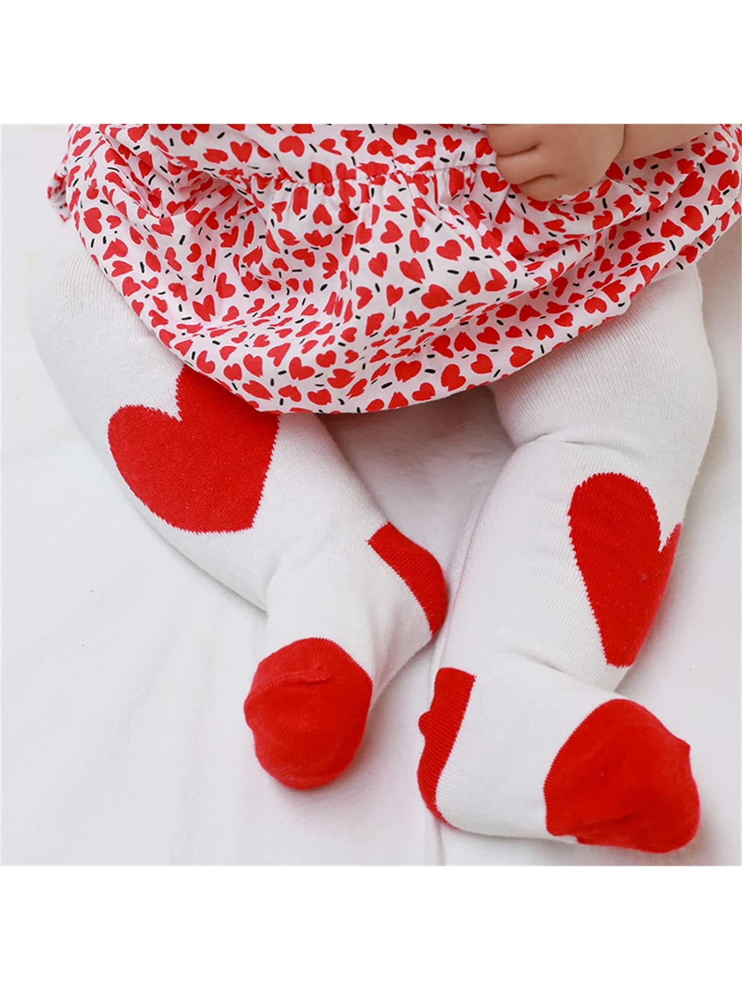  Infant & Toddler Girls Red Heart Leggings Valentines Day  Stretch Pants 12m : Clothing, Shoes & Jewelry