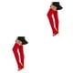 thumbnail image 1 of Qarigey 1 Pair Leg Warmers Socks Fashionable Dance Friendly Warm Ballet Autumn Winter Thicken Skin Leg Stocking Stockings for Rojo 2piezas Qarigey CBP052012, 1 of 5