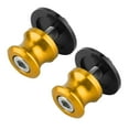 thumbnail image 4 of 2pcs 6mm Motorcycle CNC Rear Stand Swing Arm Spool Sliders Stand Swingarm Bobbins (Gold), 4 of 8