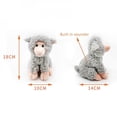 thumbnail image 4 of Pet Toy Plush Simulation Animal Sitting Sheep Dog Chewing Toy  Blue, 4 of 6
