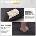 thumbnail image 3 of Kimunuk 2 Set Outdoor Cushion for Patio Furniture, 22" L X 24" W X 5" H Waterproof Outdoor Deep Seat Cushions with Tie for Patio Chair, Grey, 3 of 8