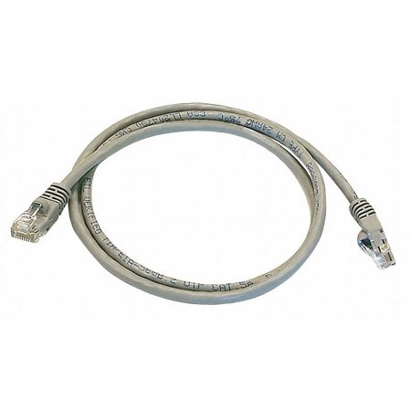 UPC: 0844660001324 | Monoprice Patch Cord Cat 5e Booted Gray 3.0 ft. 132